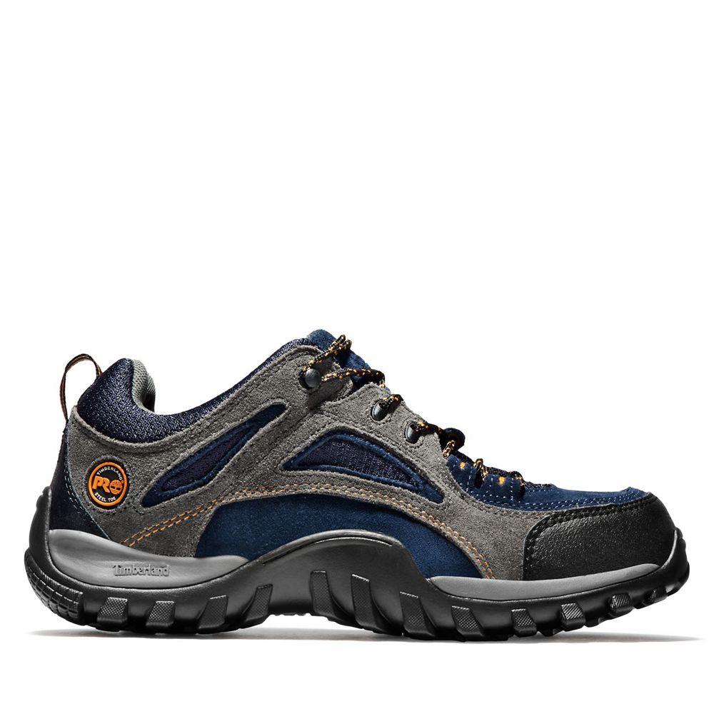 Pantofi De Lucru Timberland Barbati Gri/Albastri - Pro® Mudsill Steel Toe - Romania - CHILWJ760